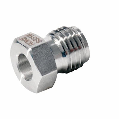 الفولاذ المقاوم للصدأ حلقة مزدوجة ذكر موصل